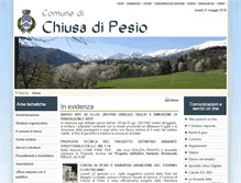 Tablet Screenshot of comunechiusapesio.it